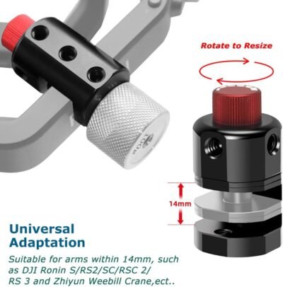 617JzSeWv6L._AC_SL1000_ Universal Gimbal Counterweight Kit with Balance Weight Mounting Clamp and 50g+100g Counterweights